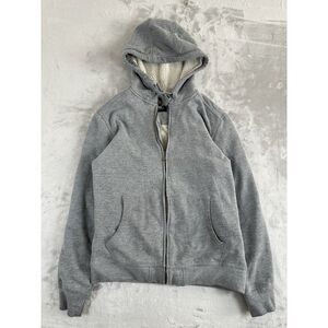 Berkley Jensen Sherpa-Line Full Zip Fleece Hoodie Size M